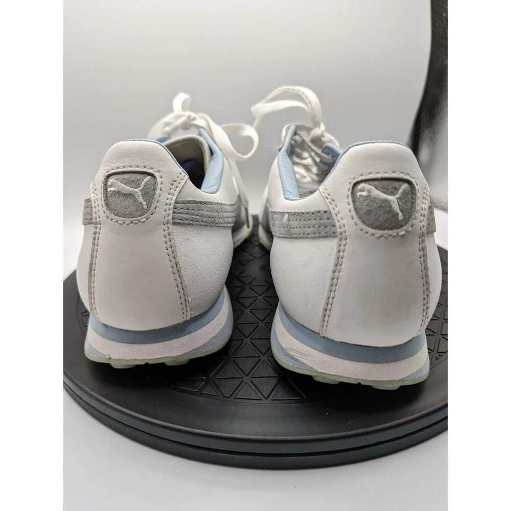 Women Size 11 PUMA TURIN light blue fog and white 342381